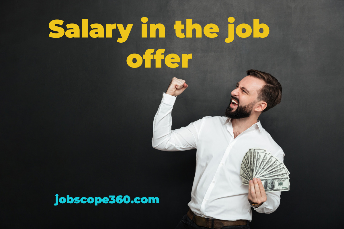 Salary in the job offer
