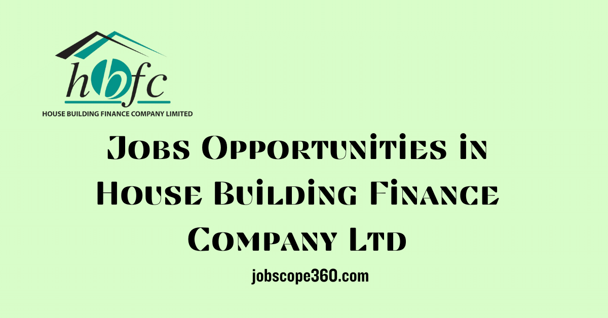 House Building Finance Company (HBFC) Jobs in Pakistan