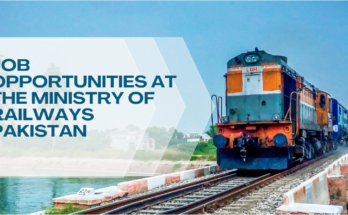 Job opportunities at the Ministry of Railways Pakistan